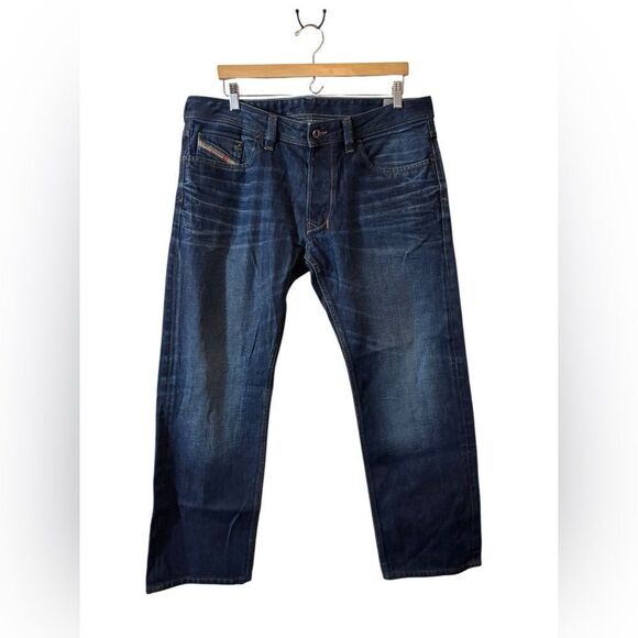 Diesel denim blue jeans Larkee regular straight 36X32 - Picture 1 of 5